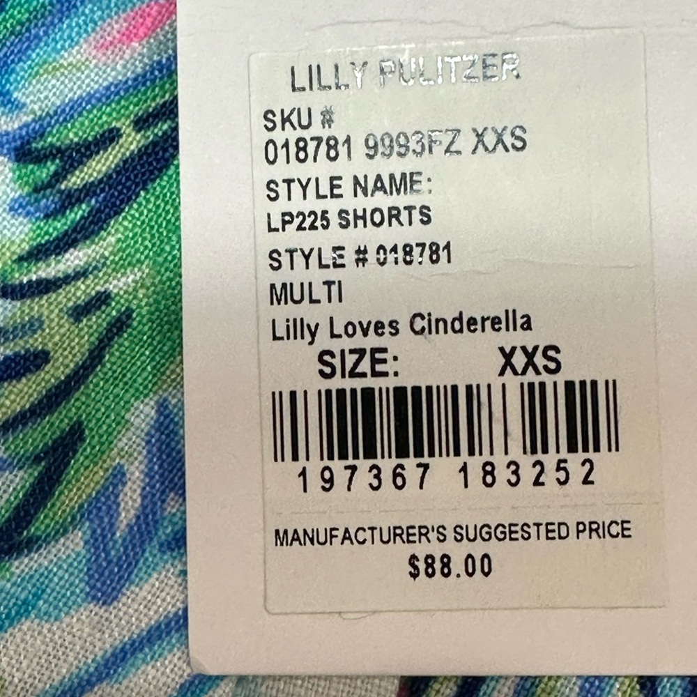 Disney- Cinderella -Lilly Pulitzer-Athletic Shorts- Girls/ Woman- Elastic waist- - Picture 11 of 11